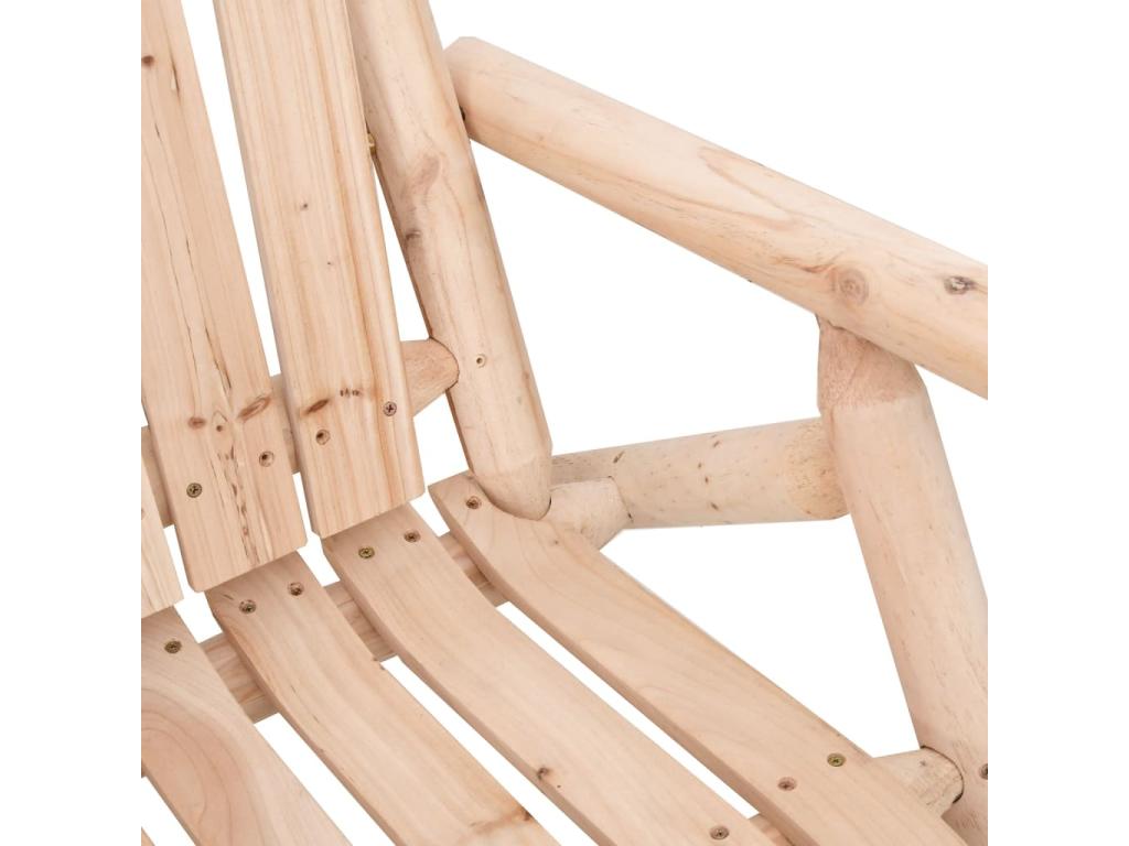 Ensemble de salon de jardin 3 pcs bois massif d'épicéa YNDW32529