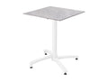 Table de terrasse 60x60 cm inclinable stratifié marbre MXTB59802