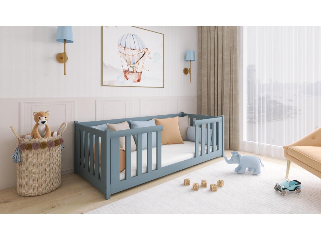 Lit enfant Luxameub KSB012 90x180 cm Gris TECU94587