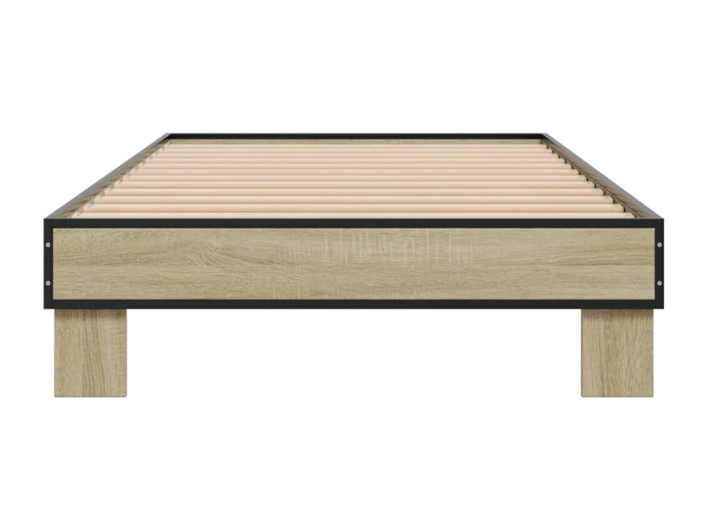 Cadre de lit sans matelas chêne Cosymeub 90x200 cm VYTA83736
