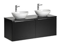 Meuble double vasque 120cm Éros Noir DBMM03056