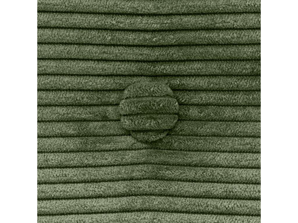 Cosymeub Tête de Lit Velours Côtelé Uni avec Boutons 160x115 avec Pieds de Lit 150/160 - Vert Cosymeub LWJZ86228