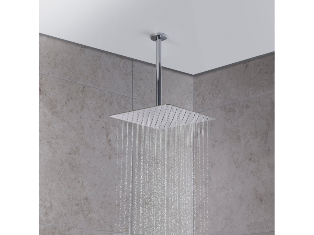 Douche de tête carrée Cosymeub Universel 20 cm chromé DZXF57541