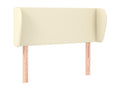 Tête de lit avec oreilles Crème 103x23x78/88 cm Similicuir AZRG47498