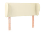 Tête de lit avec oreilles Crème 103x23x78/88 cm Similicuir AZRG47498
