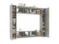 Ensemble de meubles TV 8 pièces Gris béton Bois d'ingénierie CUZN50146