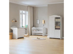 Lit bébé 60x120 et armoire 2 portes Cosymeub Blanc YBPZ79573