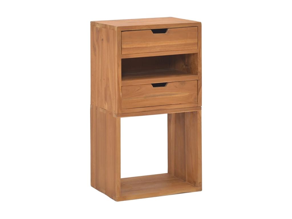 Armoire de rangement 40x30x76 cm Bois de teck massif ZKWM14787