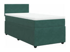 Sommier à Cosymeub de lit avec matelas Vert foncé 100x200 cm VBQH66775