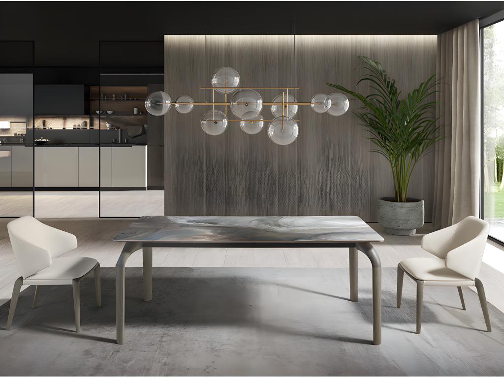 Chaise en simili cuir crème 5123 Cosymeub YILN34694