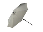 Parasol Cosymeub avec fonction d'inclinaison et Cosymeubères LED gris. OIGP51161