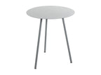 Table d'appoint Table de salon ronde en métal coloris gris - Diamètre 40 x hauteur 45 cm BANT64807