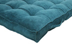 Coussin palette - 120x80x10 cm - Velours imprimé - Bleu - Cosymeub MMHC72075