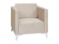 Fauteuil Cosymeub 102 Brun clair 74x76x82cm Tapisserie Pieds Plastique IIFA79584