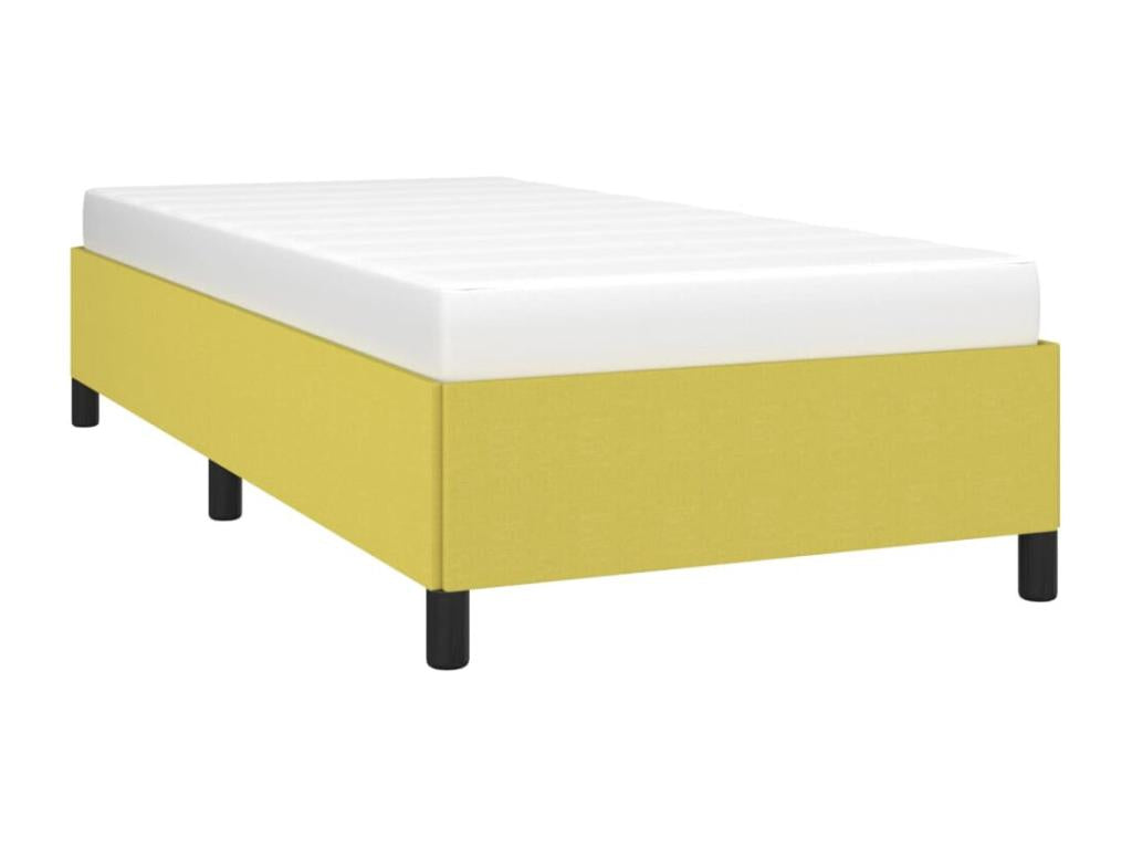 Cadre de lit Vert 90x200 cm Tissu CGNL25981