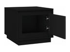 Table basse noire 51x50x44 cm bois d'ingénierie WCIG96030