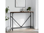 Table console chêne marron 102x22,5x75 cm bois d'ingénierie VFTE10958