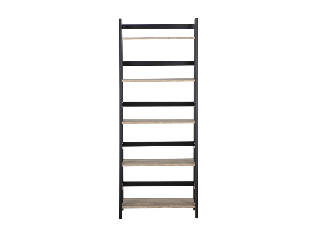 Bibliothèque 5 étagères Cosymeub Noir DPAT11647