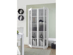 Vitrine ICE blanc laqué 92x179x43 cm OWHD10802